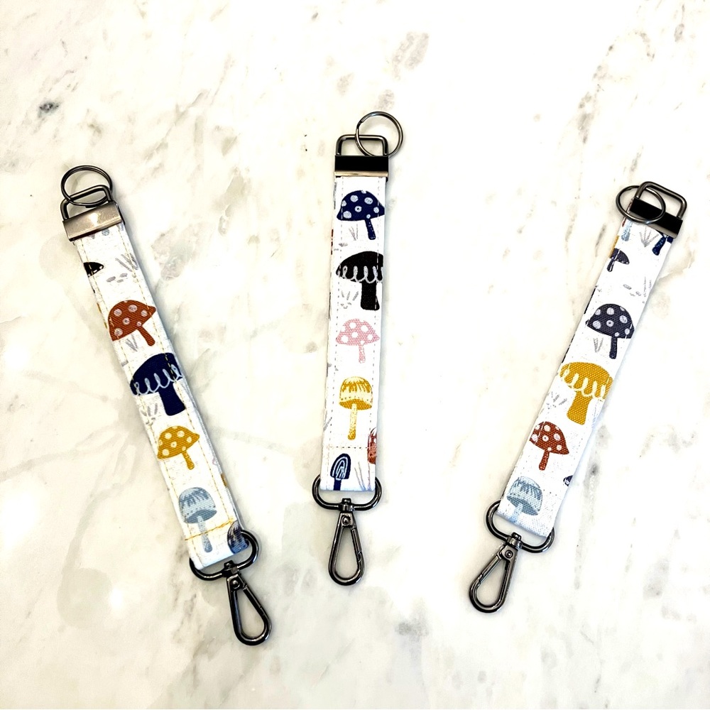 Handmade Mushroom key fob